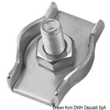 SS enkel vajerklämma 3 mm