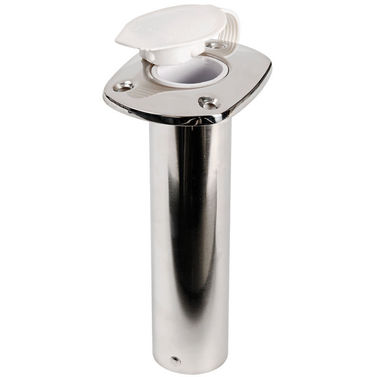 SS vertikal infälld spöhållare 42 mm