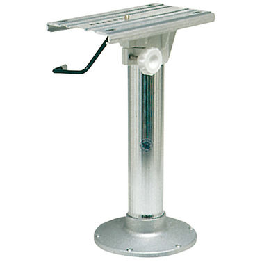 Stolpedestal med vridbar glidskena, polerad bas 45 cm