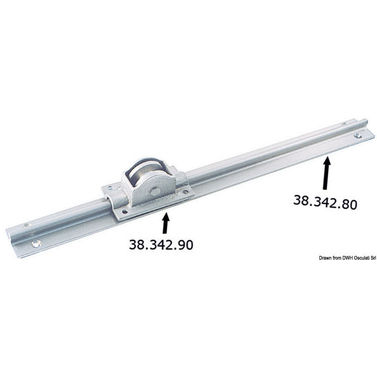 Forniklet messingvogn 64x37 mm