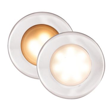 Corona SMD LED IP65 Varmt/Hvidt Lys, Poleret Stål