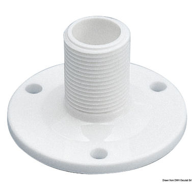 Glomex forsterket nylonfot for VHF/GPS-antenner