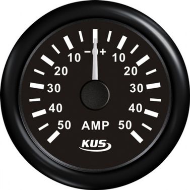 Kus Amperemeter Sort med 50A Shunt