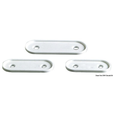 Hvid plastbase til 40.132.25