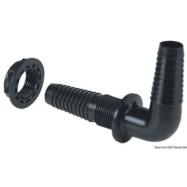 Termopolymeerinen läpivienti 3/4" x 20-22 mm
