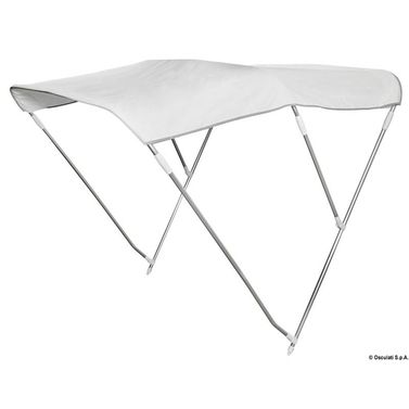 3-bøjlet bimini høj Ø 22 mm 150/160 cm marineblå