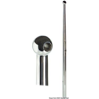 Mantågsstötta för honbas AISI316 610 mm