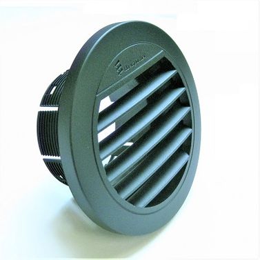 Pakoputki 50mm avoin 0° Musta