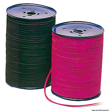 Elastisk lina på rulle vit 14 mm