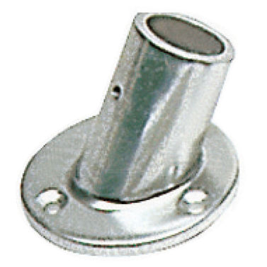 Kaiteen liitin pyöreällä jalalla 60° 30 mm