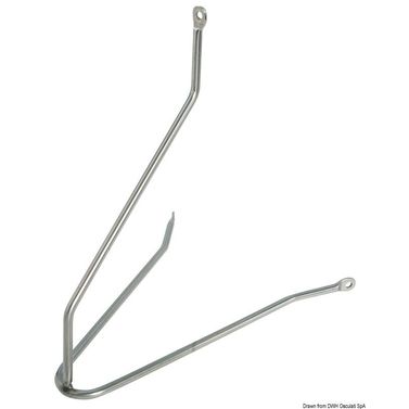 Rundt mastetrinn AISI316