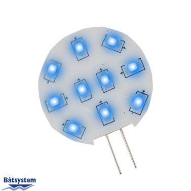Båtsystem LED pære g4 8-30v Blå