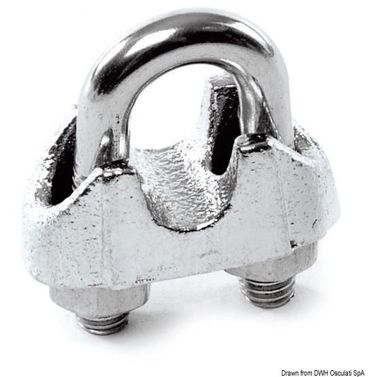 U-bolt-klemme AISI 316 1.5/2 mm