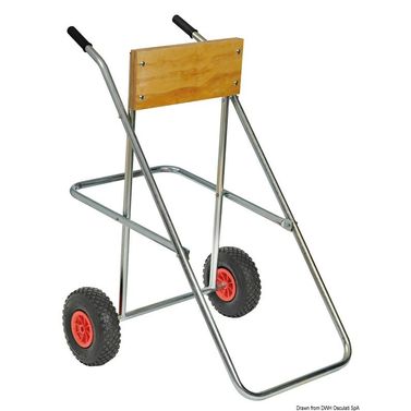 MEDIUM sammenleggbar vogn for utenbordsmotor