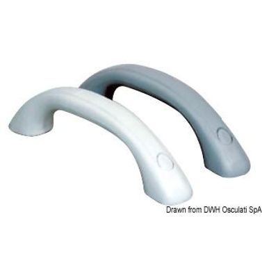 Mjukt PVC-handtag RAL 7035 250 mm