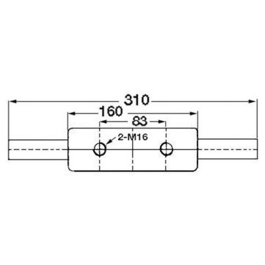 Nordik knap spegelpolerad AISI316 310 mm