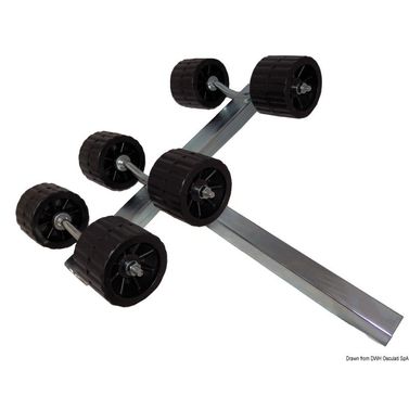 Pendlende siderulle 40 mm 6 ruller