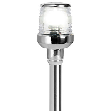 Sammenleggbar LED-ankerlanterne 360° inox 60 cm