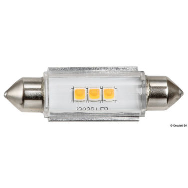 LED-pære hvid/grøn