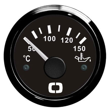 Öljyn lämpötilamittari 50/150° musta/musta