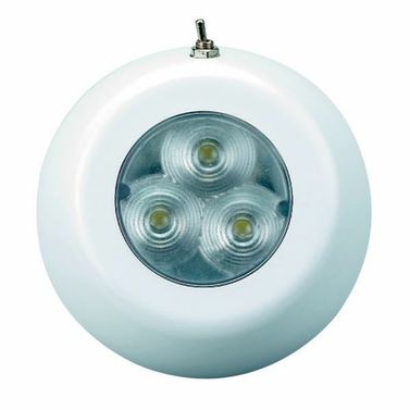 LED-lampa med kont.12/24 V -vitt ljus IP67