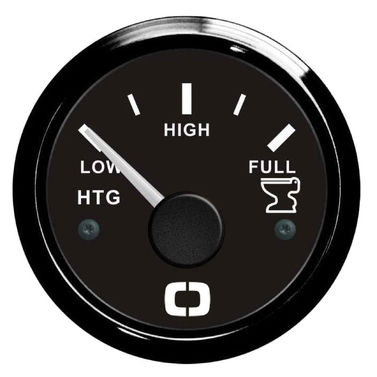 Svartvannsmåler 10/180 ohm svart/svart