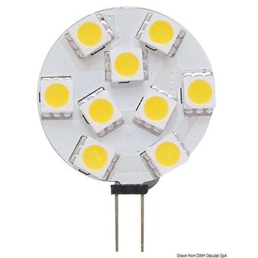 SMD LED-polttimo G4 12/24v sivuliitännällä