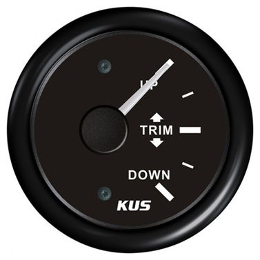 Kus Trimindikator, Sort 0-190ohm, 12/24v