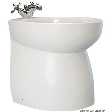 SILENT keramisk bidet, høj affaset