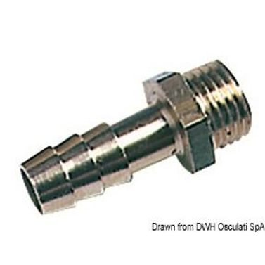 Slangkoppling med slangadapter 8 mm