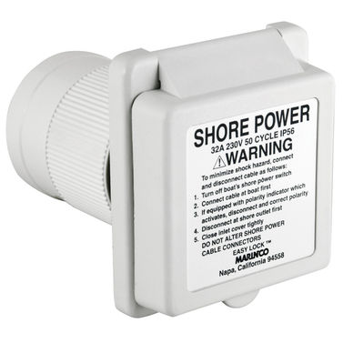 Marinco landstrømsindtag standard inlet,  32A