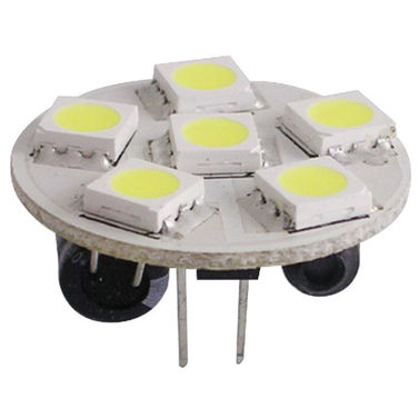 6-LED-lamppu G4 takaliitäntä Ø 24 mm