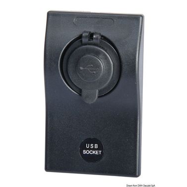 Tilleggsmodul for panel USB-A + USB-C