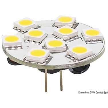 LED-pære SMD G4 12/24v bagtilslutning