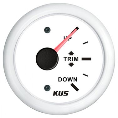 Kus Trimindikator, Vit, 0-190ohm, 12/24v