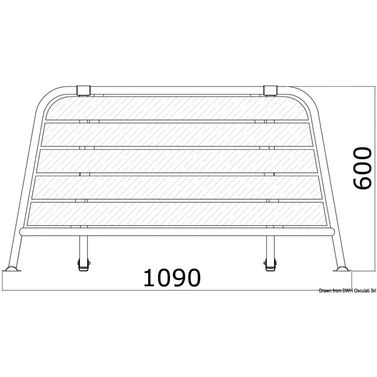 Agterplatform 1090 mm