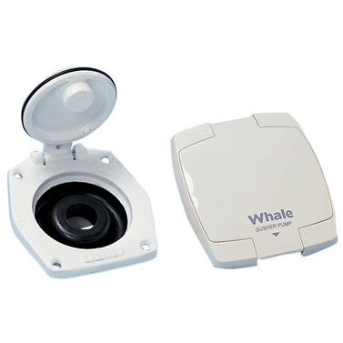 Whale dekksbeslag gusher 10 aluminium med lokk