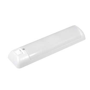 Lysstofarmatur hvid 12V LED 80 lumen indbygget LED strip 0,75W