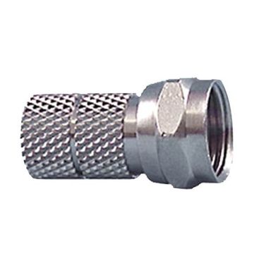 F-kontakt for 6 mm kabel (koaksial)