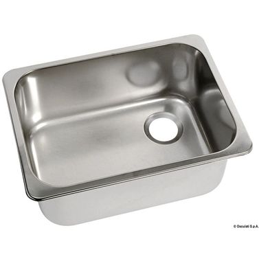 Suorakulmainen tiskiallas ruostumattomasta teräksestä 250x360x150 mm