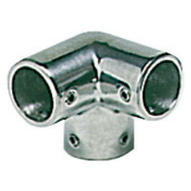 3-vejs hjørnebeslag AISI316 90° 22 mm