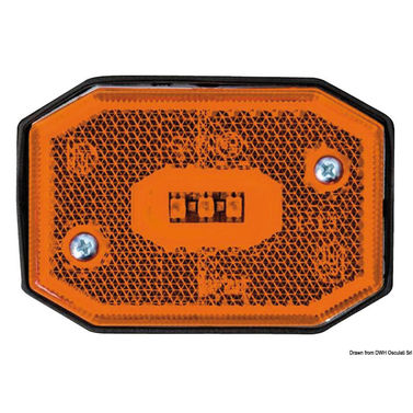 Orange LED-sidelygte