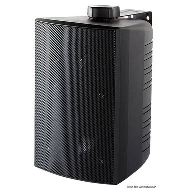 CABINET stereohögtalare 2-vägs svarta