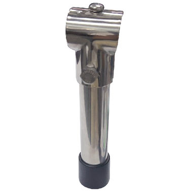 Badestigestøtteben med brakett Ø25 mm 10 cm lang Badestigestøtteben med brakett Ø25 mm 10 cm lang
