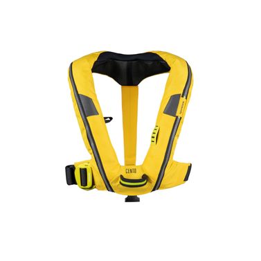 Spinlock Deckvest CENTO Oppblåsbare Redningsvest for barn 100N Gul