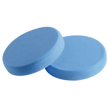 Skumrondeller blå 80x30 mm medium-mjuka 2 st.