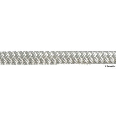 Hvit dobbeltflettet line 10 mm