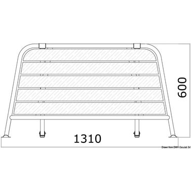 Agterplatform 1310 mm