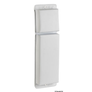 Flad PVC-fender hvid 762 mm
