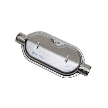 Eksos med lyddemping. D7W 251807/D9W/Hyd